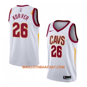Maillot NBA Cleveland Cavaliers Kyle Korver 26 Nike 2017-18 Blanc Swingman - Homme